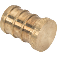 Lead-Free Pipe Plug, Pipe, 1/2" Dia., Brass Kelford