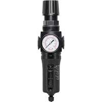 Manual Drain Filter/Regulator with Metal Bowl Modulair 300, 1/4" NPT, 250 PSI, 5.1 fl. oz. Capacity Kelford