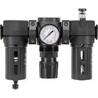 Filter, Regulator & Lubricator Modulair 300 with Manual Drain & Standard Bowl, 3/8" NPTF Kelford