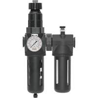 Filter/Regulator & Lubricator Modulair 400 with Gauge & Standard Bowl, 1/2" NPTF Kelford