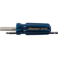 The Mariner Multibit Screwdriver, 6" L, Plastic Handle Kelford