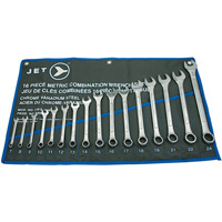 CWS-16M Raised Panel Wrench Set, Combination, 16 Pieces, Metric Kelford