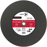 POWER ABRASIVE&reg; Cut-Off Wheel, 12" x 1/8", 20 mm Arbor, Type 1, 6370 RPM Kelford