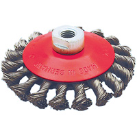 BK4520T Knot Twisted Conical Wheel, 4-1/2" Dia., 0.02" Fill, 5/8"-11 Arbor Kelford