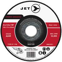 POWER ABRASIVE&reg; Grinding Wheel, 4" x 1/4", 5/8" Arbor, Type 27 Kelford