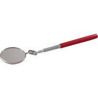 Inspection Mirror, Circular, 2-1/4" L x 2-1/4" W, Telescopic Kelford