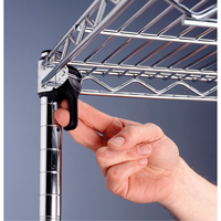 &eacute;tag&egrave;res super ajustables Super Erecta, Ensemble de Ajout, 5 Tablettes, 36" la x 86-5/8" h x 24" p Kelford