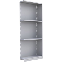 Interlok Shelving Unit, Steel, Boltless, 800 lbs. Capacity, 36" W x 88" H x 24" D Kelford