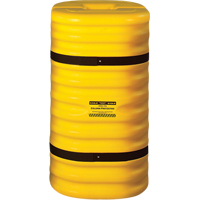 Column Protector, 8" x 8" Inside Opening, 24" L x 24" W x 42" H, Yellow RN039 | Kelford