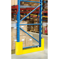 Racking Aisle Protectors, 3" W x 53" L x 16" H, Safety Yellow RN064 | Kelford