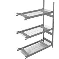 Wide Span Storage Shelving, Steel, Boltless, 1340 lbs. Capacity, 42" W x 60" H x 18" D RN585 | Kelford