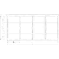 Cabinet d'entreposage à tiroirs intégré Interlok RN761 | Kelford