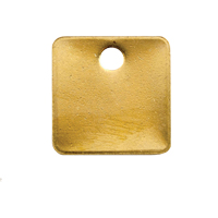 Blank Tags, Brass, 1.25" dia Kelford