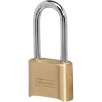 Cadenas &agrave; combinaison, Argent, Rev&ecirc;tement en laiton, Largeur de 2" Kelford