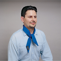 Serviette refroidissante standard, Bleu Kelford