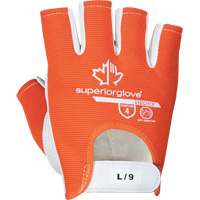 Vibrastop Half-Finger Vibration-Dampening Gloves, Size Medium, Goatskin Palm Kelford