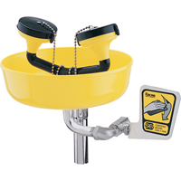 Eyewash Station, Supply Pipe Mount Installation, Plastic Bowl Kelford