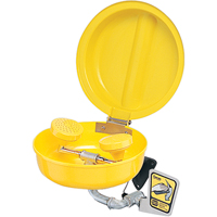Eye/Face Wash With Cover, Pedestal Installation, Plastic Bowl Kelford