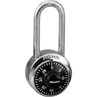Padlock, Combination, Hardened Steel, 1-7/8" Width Kelford