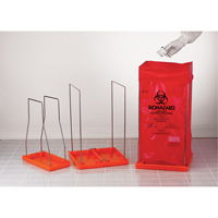 Clavies&reg; Bag Holders, Bio-Hazard, 14" L x 14" W Kelford