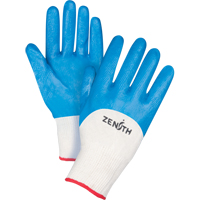 Gants enduits et tricot&eacute;s sans coutures de poids moyen, 7/Petit, R&ecirc;vetement Nitrile, Calibre 13, Enveloppe en Coton Kelford