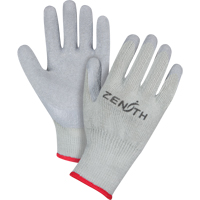 Natural Rubber Comfort-Lined Coated Gloves, 8/Medium, Rubber Latex Coating, 10 Gauge, Polyester/Cotton Shell Kelford