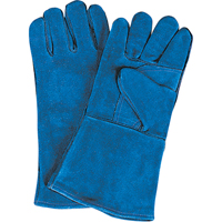 Double Palm & Thumb Welding Gloves, Split Cowhide, Size Large SAO128 | Kelford