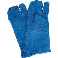Double Palm & Thumb Welding Gloves, Split Cowhide, Size Large Kelford