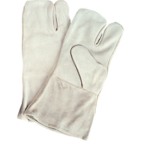 Standard-Duty Welder's Gloves, Split Cowhide, Size Large Kelford