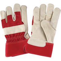 Premium Dry-Palm Fitters Gloves, Large, Grain Cowhide Palm, Cotton Inner Lining SAP233 | Kelford