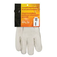 Gants de conducteur doubl&eacute;s pour l'hiver d'usage standard, 2T-Grand, Paume en Cuir fleur de vache, Molleton Kelford