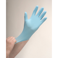 Gants d'examen r&eacute;sistants &agrave; la perforation, Petit, Nitrile, 4,5 mils, Poudr&eacute;s, Bleu Kelford