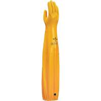 Gants r&eacute;sistants aux produits chimiques, Taille Moyen/8, 26" lo, Nitrile, 30 mils Kelford