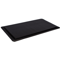 Tapis Ergo-Ease, Rainur&eacute;, 2' x 10' x 7/8", Noir, Caoutchouc/&eacute;ponge Kelford