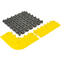 Tapis Ergodeck tout usage No 564 & No 566, PVC, 1-1/2' la c, 1-1/2' lo, 7/8" &eacute;paisseur, Charbon Kelford