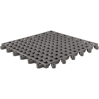 Tapis Ergodeck tout usage No 564 & No 566, PVC, 1-1/2' la c, 1-1/2' lo, 7/8" &eacute;paisseur, Charbon Kelford