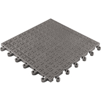 Tapis ErgoDeck Soft No 566, PVC, 1-1/2' la c, 1-1/2' lo, 7/8" &eacute;paisseur, Charbon Kelford