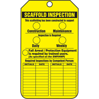 &eacute;tiquettes de s&eacute;curit&eacute; d'inspection et de contr&ocirc;le de l'&eacute;tat de l'&eacute;quipement, Papier cartonn&eacute;, 3-1/8" la x 5-7/8" h, Anglais Kelford