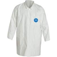 Lab Coat, Tyvek<sup>®</sup> 400, White, 4X-Large SAV171 | Kelford