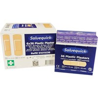 Salvequick&reg; Bandage Dispensing Systems Refills, Rectangular/Square, Plastic, Sterile Kelford