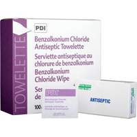 Benzalkonium Chloride Wipes, Towelette, Antiseptic SAY432 | Kelford