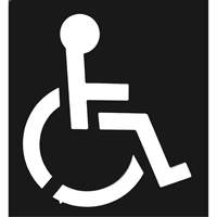 Parking Lot Stencils, English, 37" x 43" Kelford