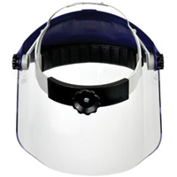 Harnais de t&ecirc;te avec visi&egrave;re, Polycarbonate, Suspension Rochet Kelford