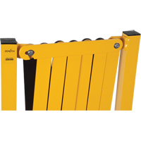 Expandable Barrier, 37" H x 11' L, Black/Yellow SDK990 | Kelford