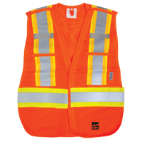 Veste d&eacute;tachable Open Road, Orange haute visibilit&eacute;, Polyester Kelford