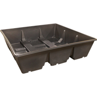 IBC Sump Bin, 385 US gal. Spill Capacity, 76" x 76" x 20" Kelford