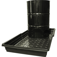 Planchers pour barils, 30,5" lo x 57" la x 6" h, Cap. de d&eacute;versement 33 gal. US Kelford