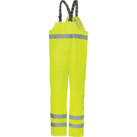 Pantalon &agrave; bavette imperm&eacute;able Narvik, Polyester, Petit, Jaune lime haute visibilit&eacute; Kelford
