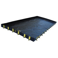 Bermes Rigid-Lock QuickBerm, Capacit&eacute; 1795 gal., 12' la x 20' lo x 12" h, Paroi &agrave; piquets Kelford