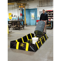 Bermes de confinement avec supports int&eacute;rieurs de parois QuickBerm , Capacit&eacute; 235 gal. US, 4' la x 8' lo x 12" h, Support &agrave; encliqueter Kelford